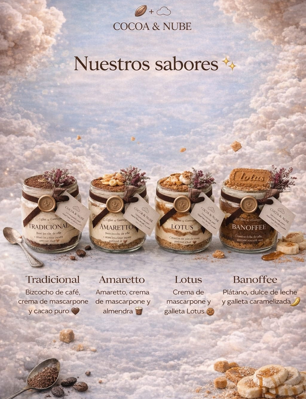 Experiencia Winers + Tiramisú Cocoa & Nube